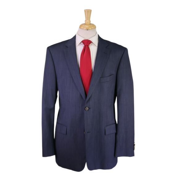 Brooks Brothers Explorer Regent Fit Dark Blue 2-Btn Wool Suit 45R - Picture 1 of 11
